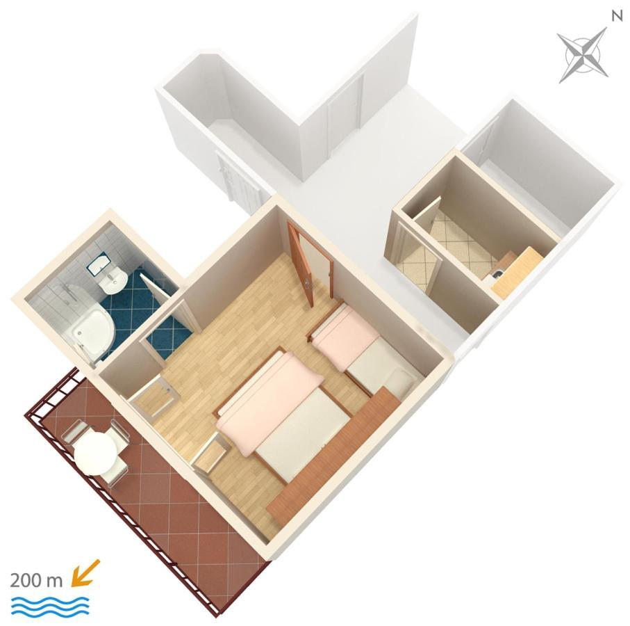 Apartments And Rooms With Parking Space Brela, Makarska - 6895 외부 사진