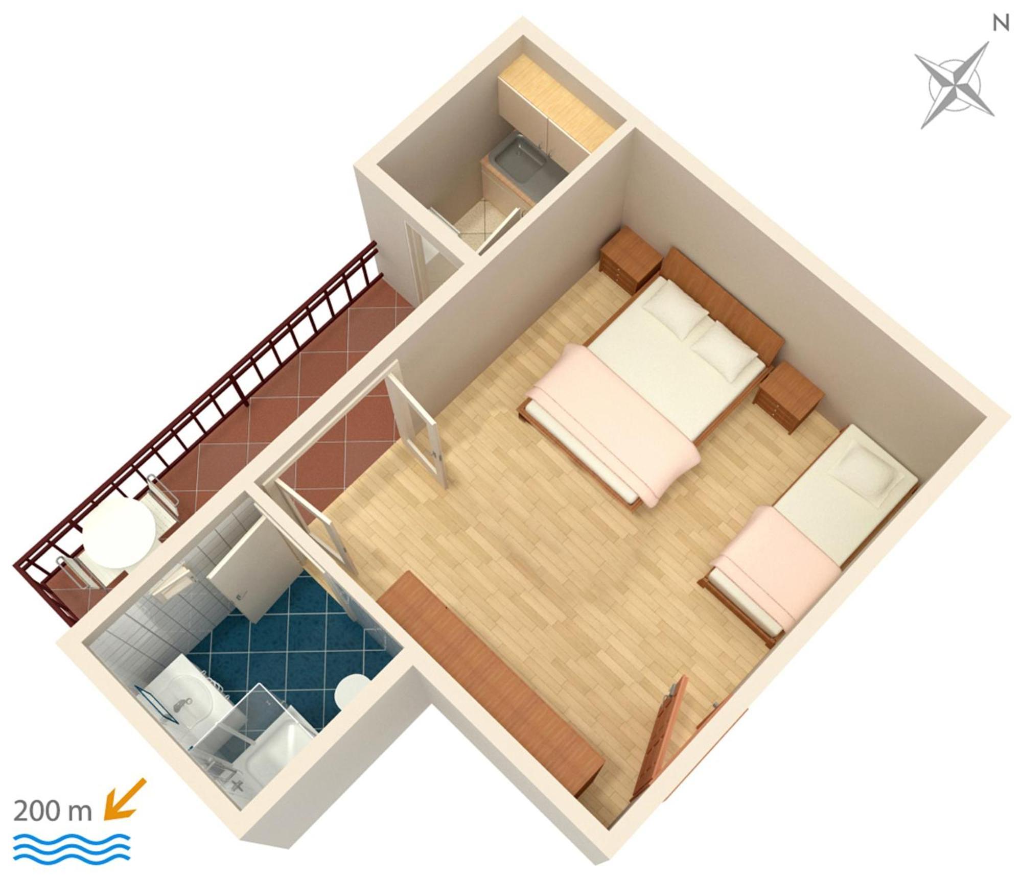 Apartments And Rooms With Parking Space Brela, Makarska - 6895 외부 사진